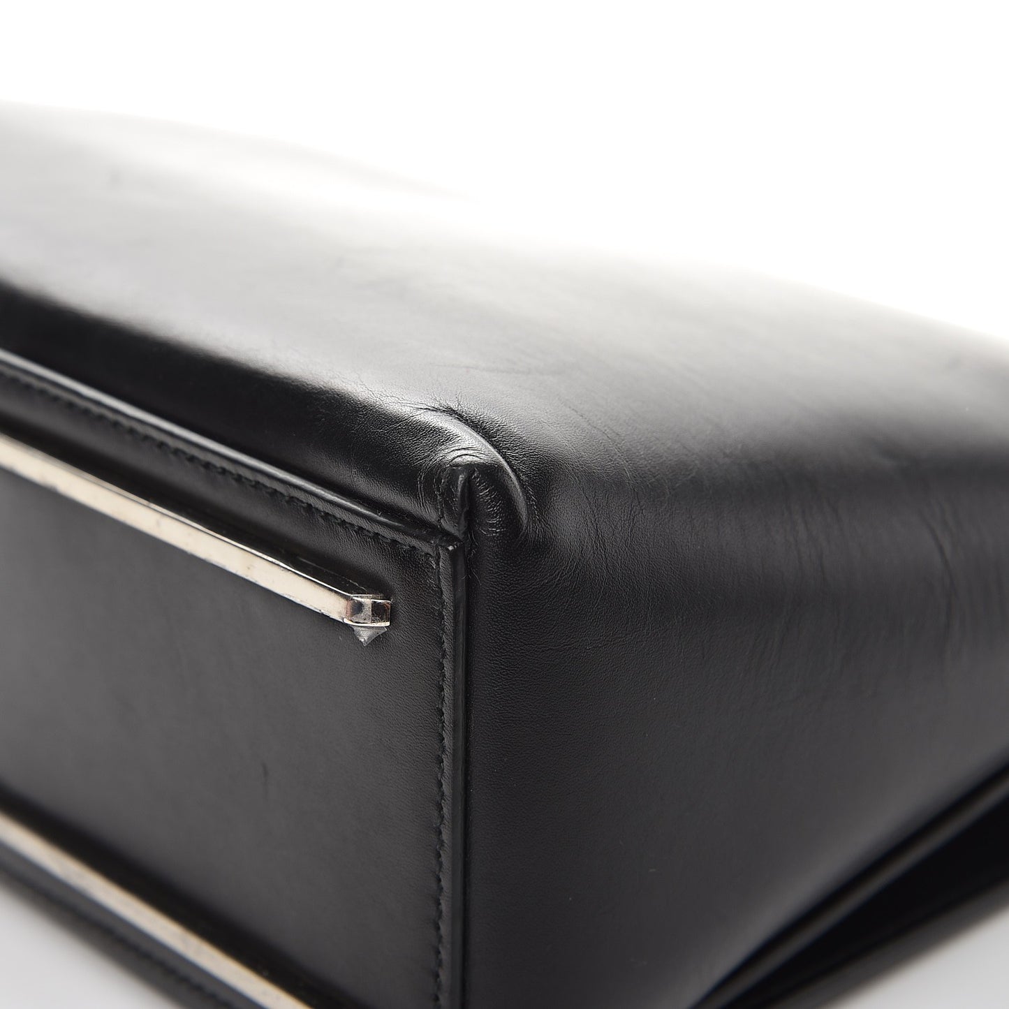 Calfskin Bal58 Shoulder Bag Black
