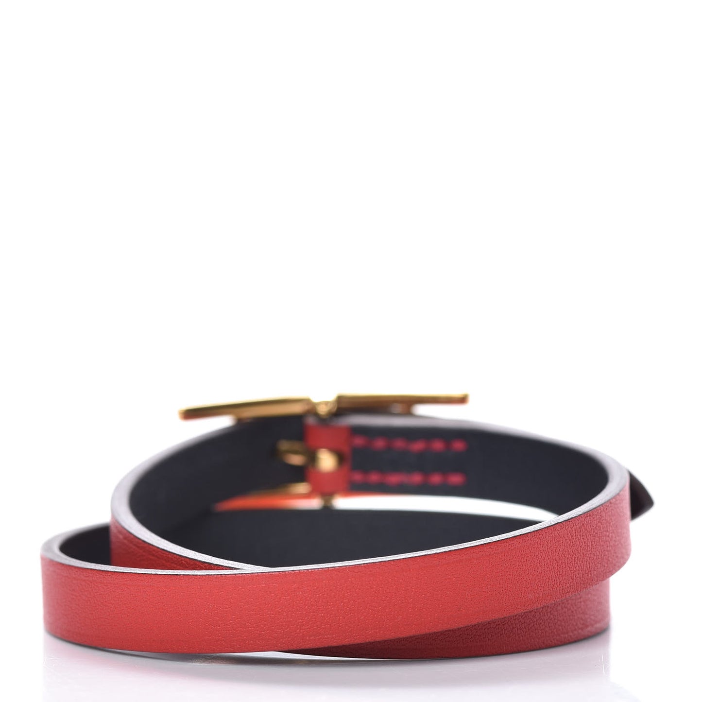 Swift Behapi Double Tour Bracelet T3 Rouge De Coeur Bleu Indigo