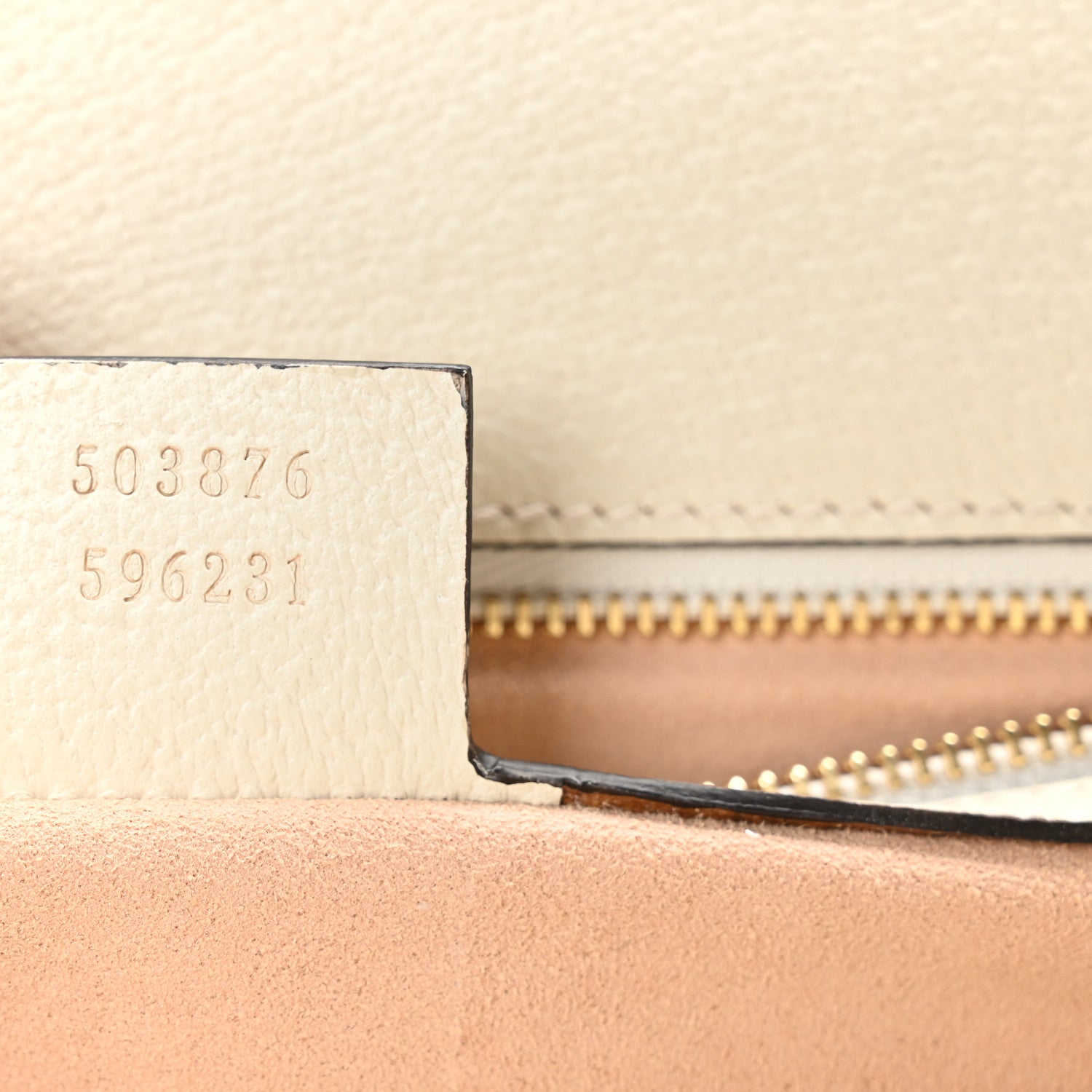 Gucci Textured Calfskin Web Small Ophidia Chain Shoulder Bag Mystic White 7 of 10
