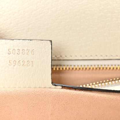 Gucci Textured Calfskin Web Small Ophidia Chain Shoulder Bag Mystic White 7 of 10