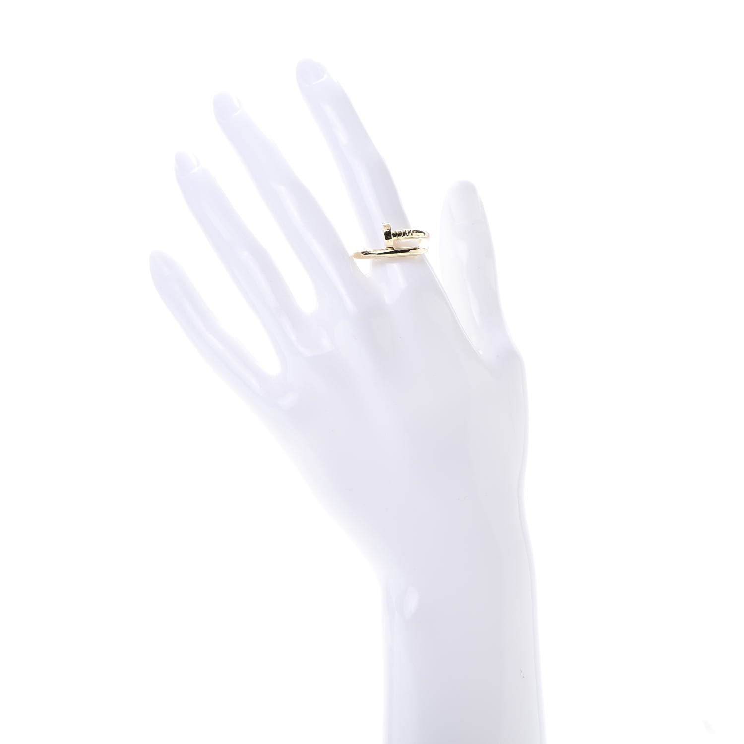Cartier 18K Yellow Gold Juste Un Clou Ring 55 7.25 2 of 5