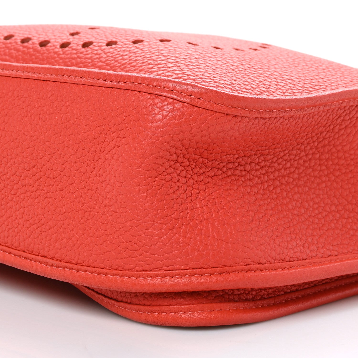 Hermes Taurillon Clemence Evelyne III GM Rouge Pivoine 9 of 10