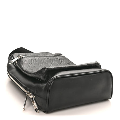 Gucci Guccissima Sling Backpack Black 4 of 10