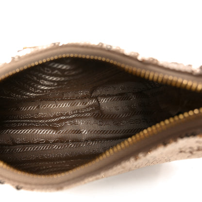 Prada Sequin Mini Re-Edition 2000 Shoulder Bag Cammeo 5 of 10