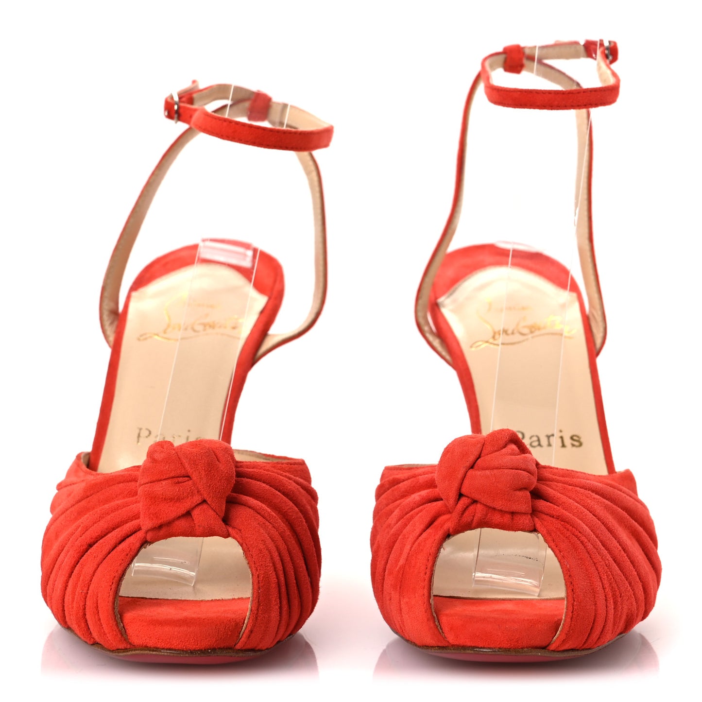 Veau Velours Greissimo 100 Sandals 37 Lipstick