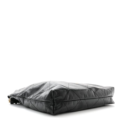 Chanel Shiny Calfskin Quilted Chanel 22 Black 5 of 11