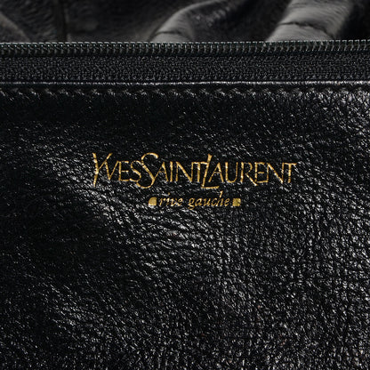 Saint Laurent Calfskin Vincennes Mombasa Hobo Black 6 of 7