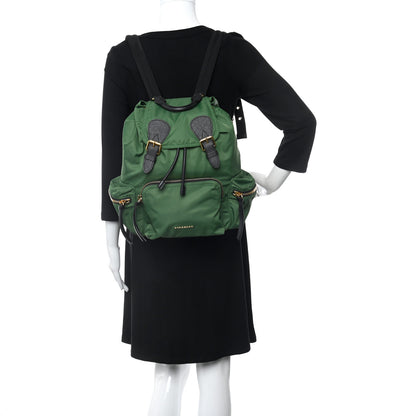 Burberry Nylon Medium Rucksack Backpack Green 2 of 11