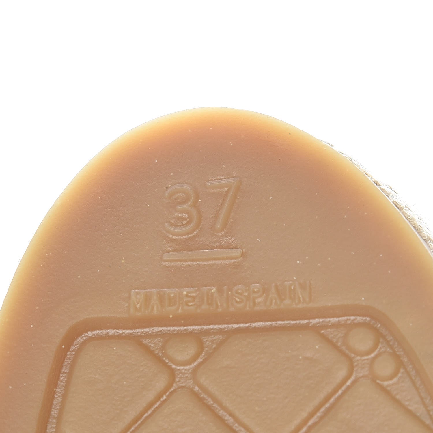 Chanel Fabric Biarritz CC Espadrilles 37 Beige Black 8 of 12