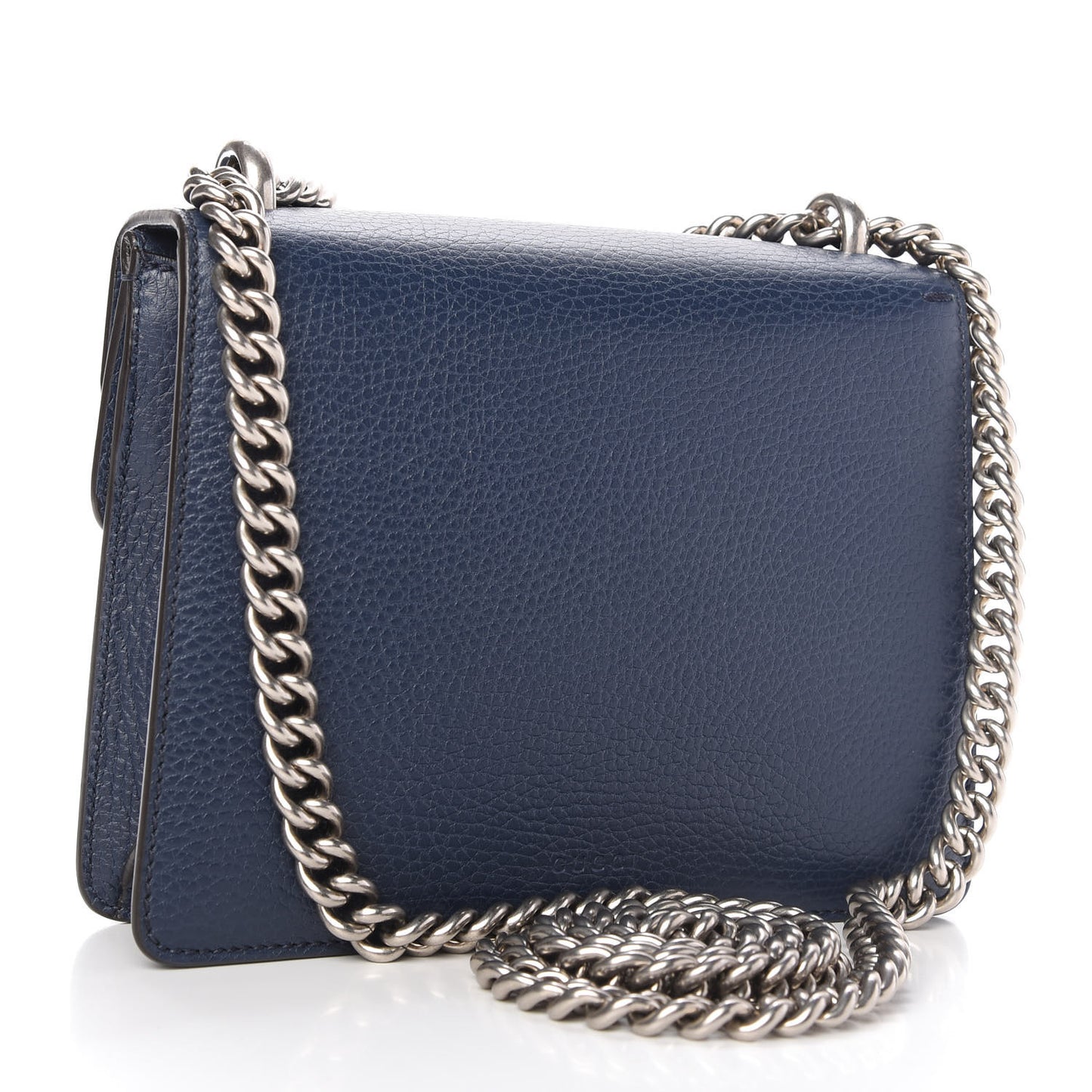 Dollar Calfskin Crystal Mini Dionysus Shoulder Bag Blue Agata Montana Sapphire