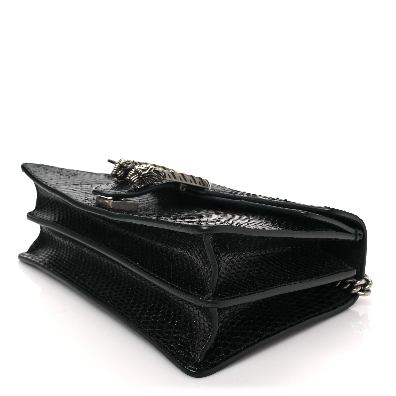 Gucci Snakeskin Small Dionysus Shoulder Bag Black 7 of 7