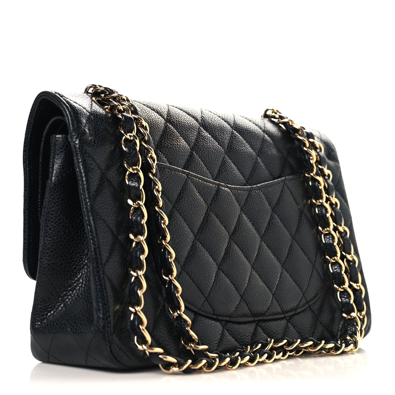 Chanel Caviar Quilted Medium Double Flap Black 3 of 10