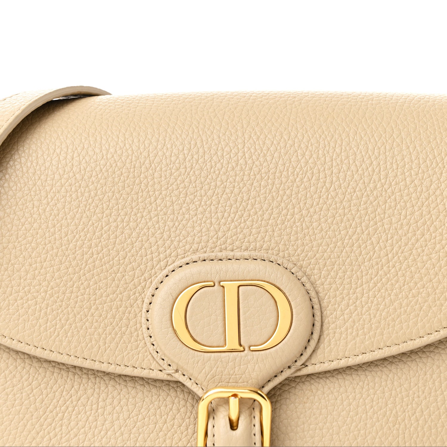 Christian Dior Grained Calfskin Medium Bobby Flap Beige 8 of 12
