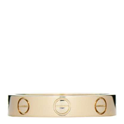 Cartier 18K Yellow Gold 3.5mm LOVE Wedding Band Ring 51 5.75 1 of 5