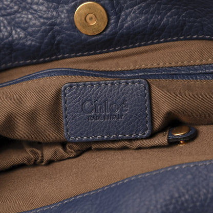 Chloe Calfskin Large New Marcie Tote Royal Navy 6 of 11