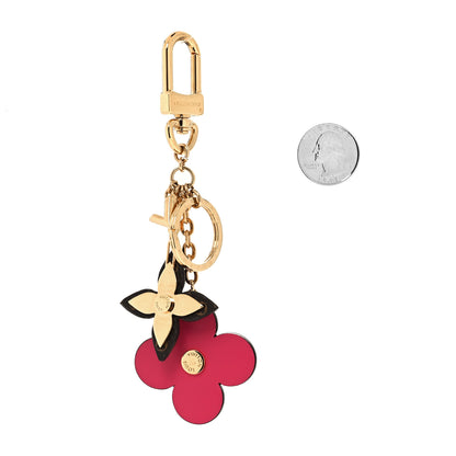 Louis Vuitton Monogram Blooming Flowers Bag Charm Key Holder Brown 2 of 4