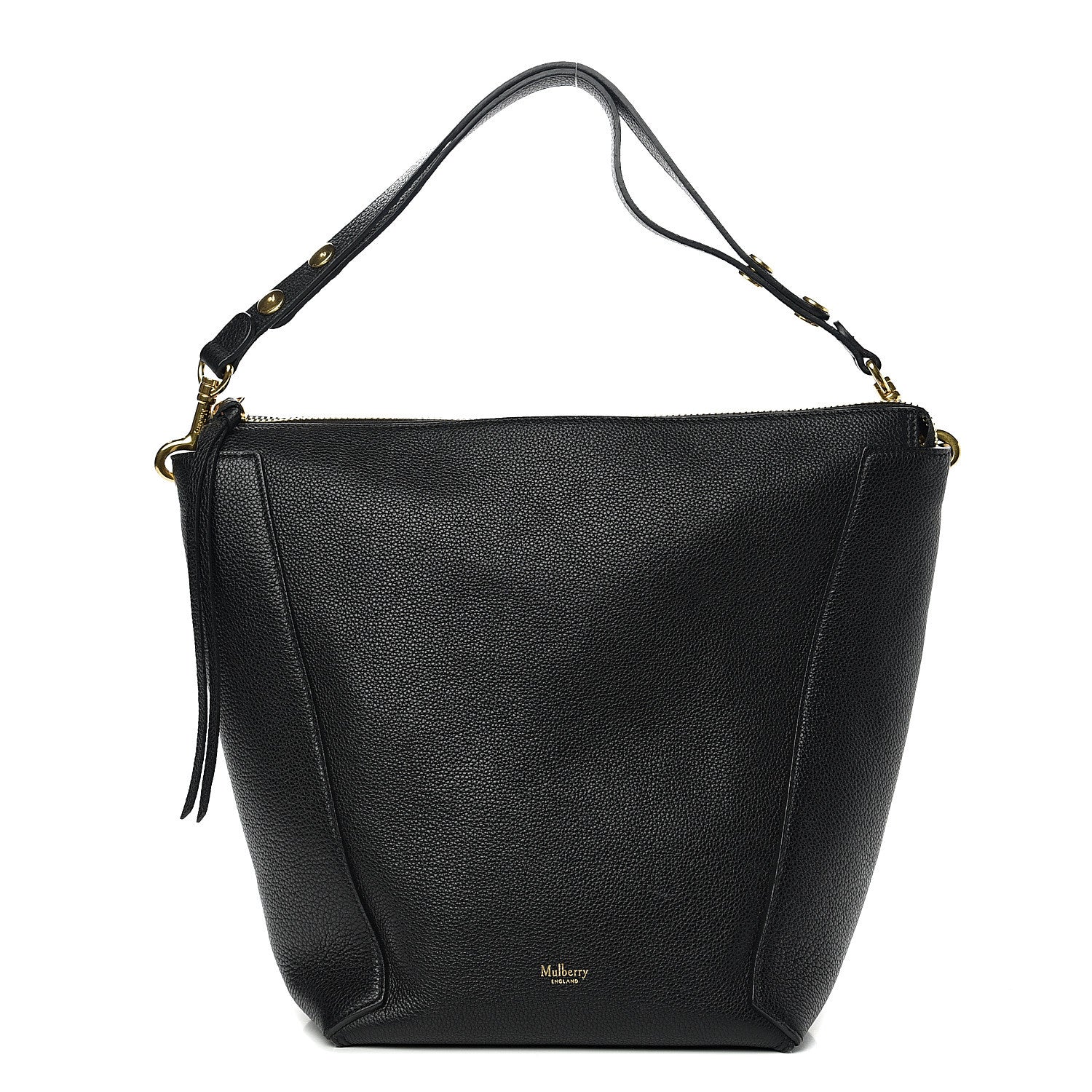Mulberry Small Classic Grain Camden Black 1 of 8