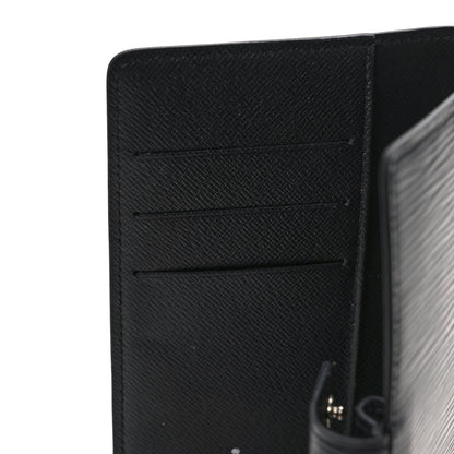 Louis Vuitton Epi Small Ring Agenda Cover Black 8 of 9