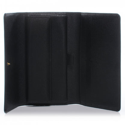 Louis Vuitton Epi Porte Tresor International Wallet Black 6 of 7