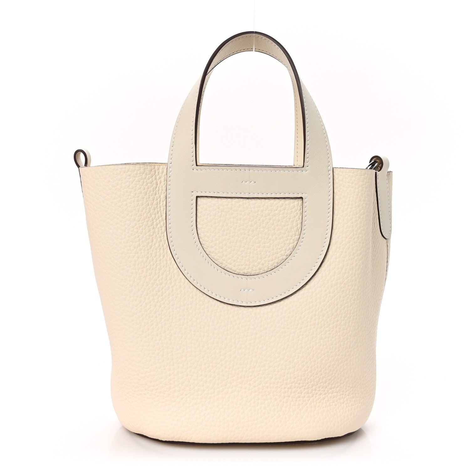 Hermes Taurillon Clemence Swift In-The-Loop 18 Bag Nata 1 of 11