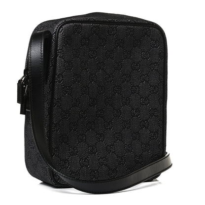 Gucci GG Monogram Flight Small Crossbody Bag Black 2 of 14
