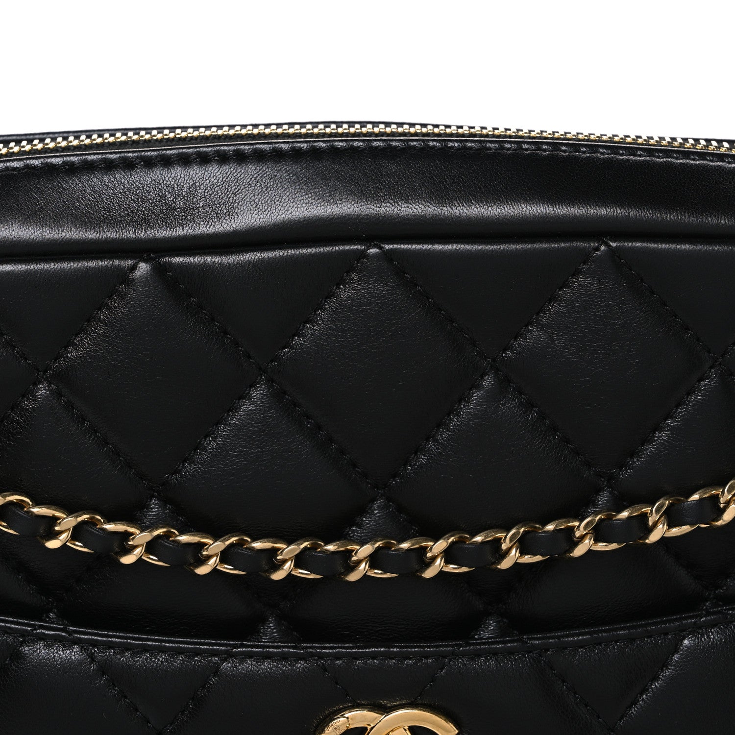 CHANEL 含むデパコス Chanel Lambskin Quilted Large Camera Case Black 1912366 – FASHIONPHILE