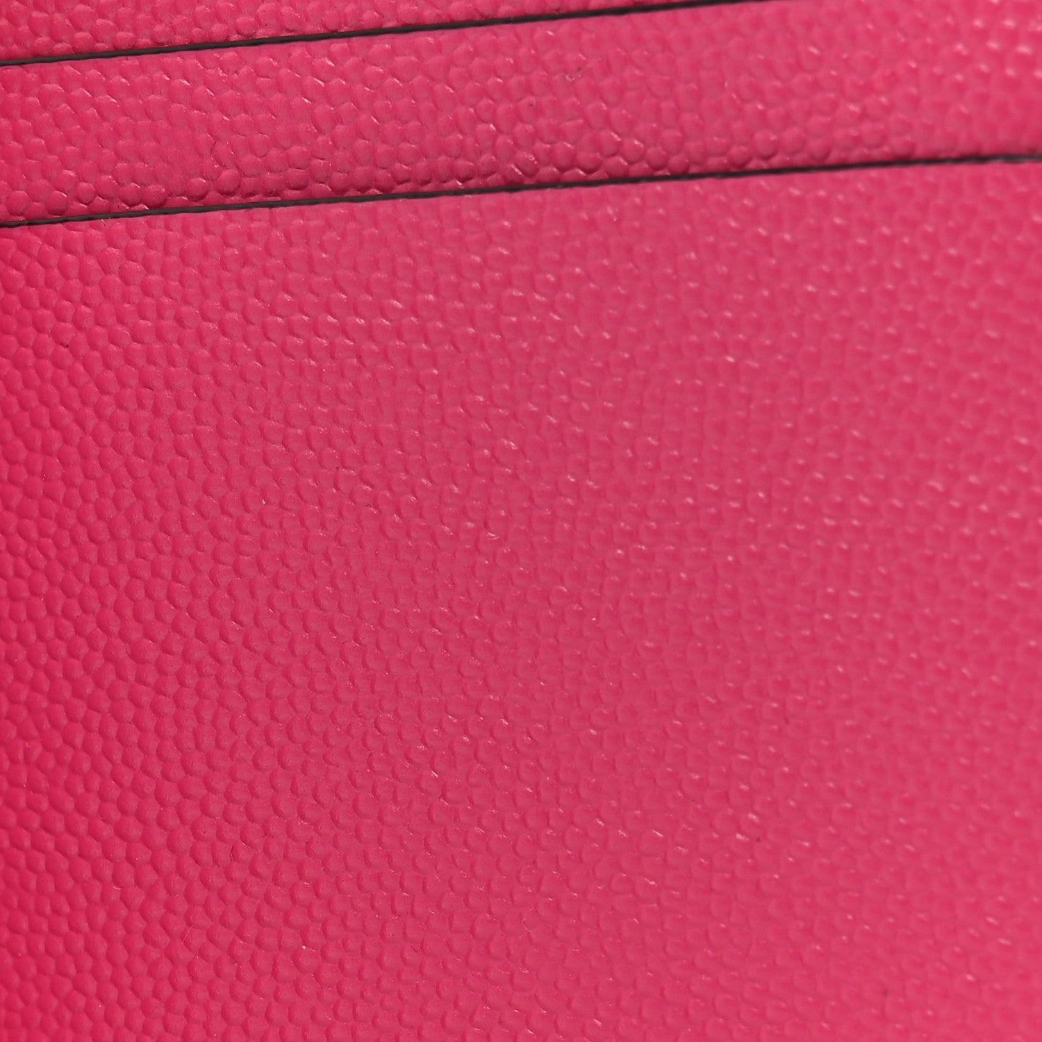 Saint Laurent Grain De Poudre Credit Card Wallet Fuxia Couture 6 of 6
