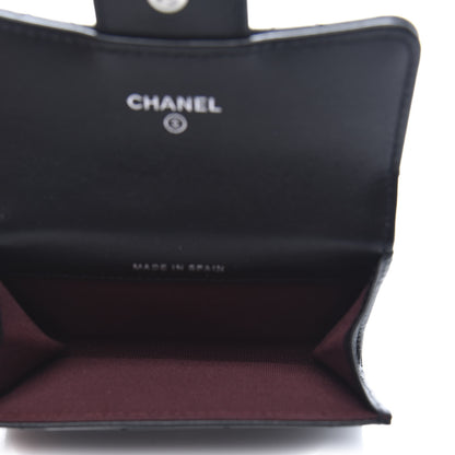 Chanel Lambskin Quilted Flap Card Holder Black 5 of 11