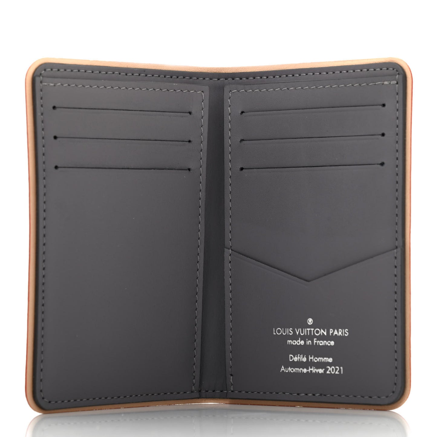 Monogram Mirror Slender Pocket Organizer