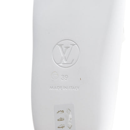 Louis Vuitton Rubber Monogram Embossed Sunbath Flat Mule 39 White 7 of 12