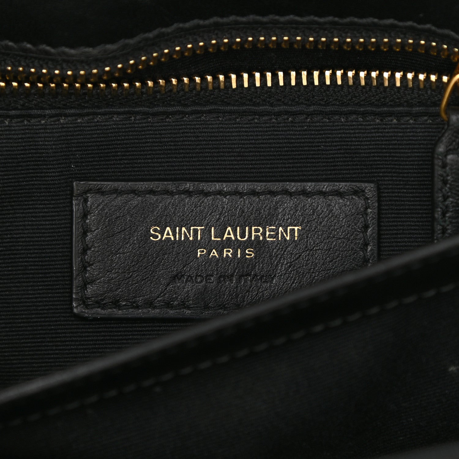 Saint Laurent Calfskin Y Quilted Monogram Toy Loulou Crossbody Bag Black 6 of 11
