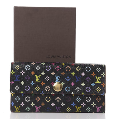 Louis Vuitton Monogram Multicolor Sarah Wallet Black Grenade 9 of 9