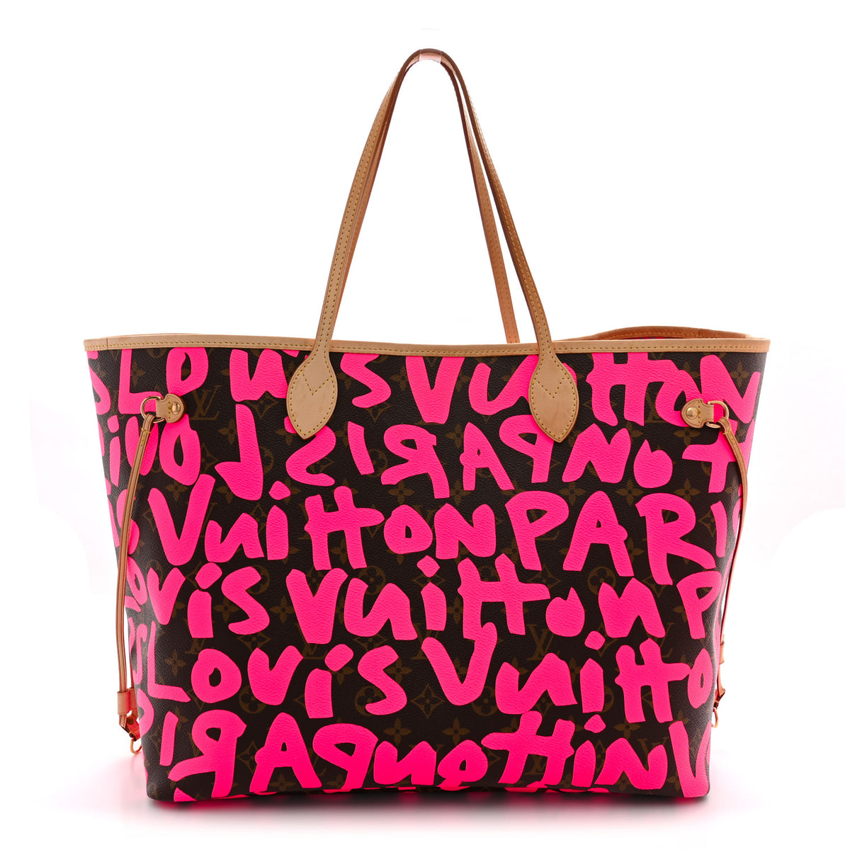 Louis Vuitton Monogram Graffiti Neverfull GM Fuchsia 1 of 13