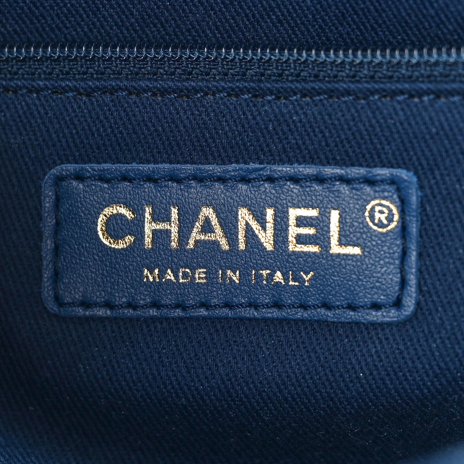 Chanel Denim Quilted Medium Denim Trip Single Flap Blue 6 of 9