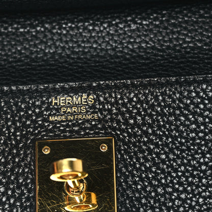 Hermes Togo Kelly Retourne 32 Black 6 of 10