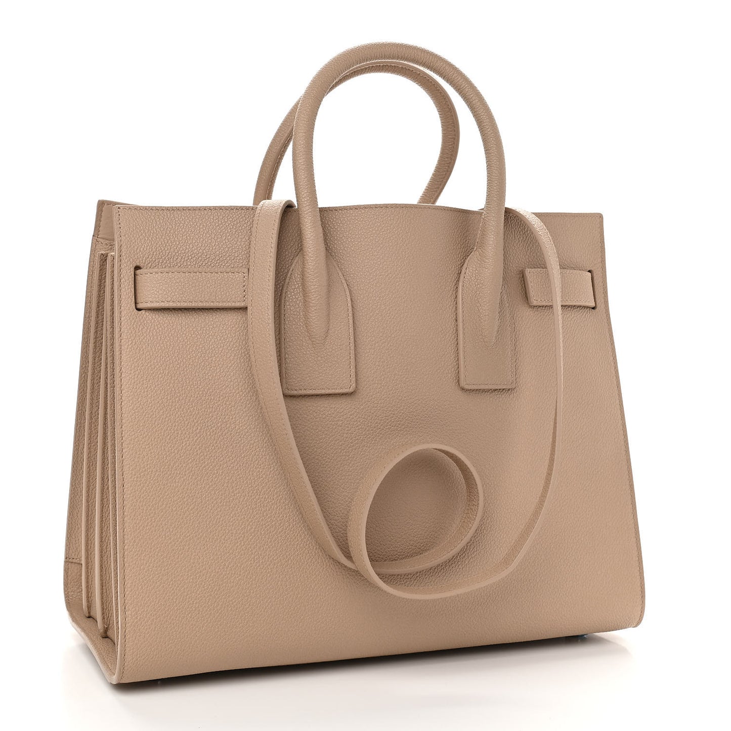 Grained Calfskin Small Sac De Jour Nude Powder