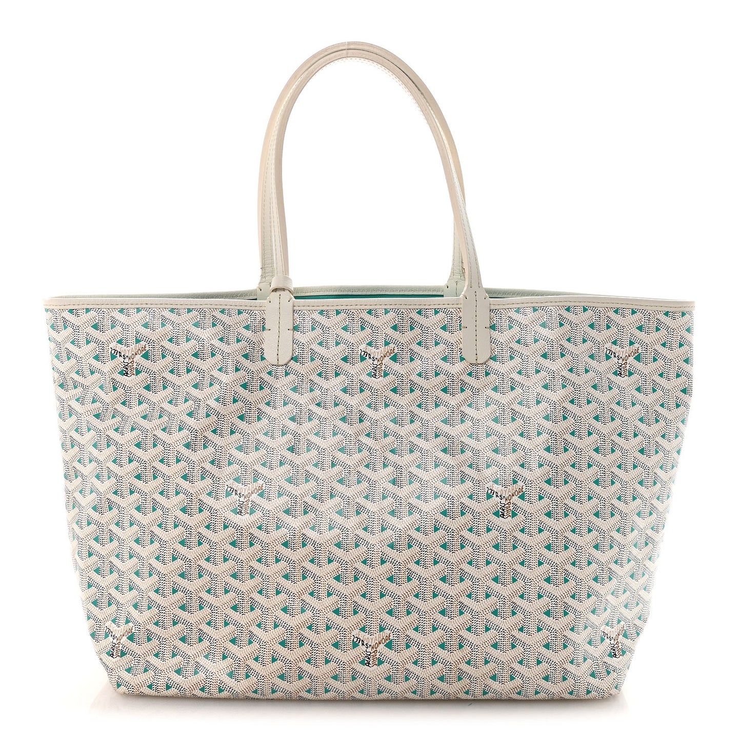 Goyardine Saint Louis Claire Voie PM White Opaline