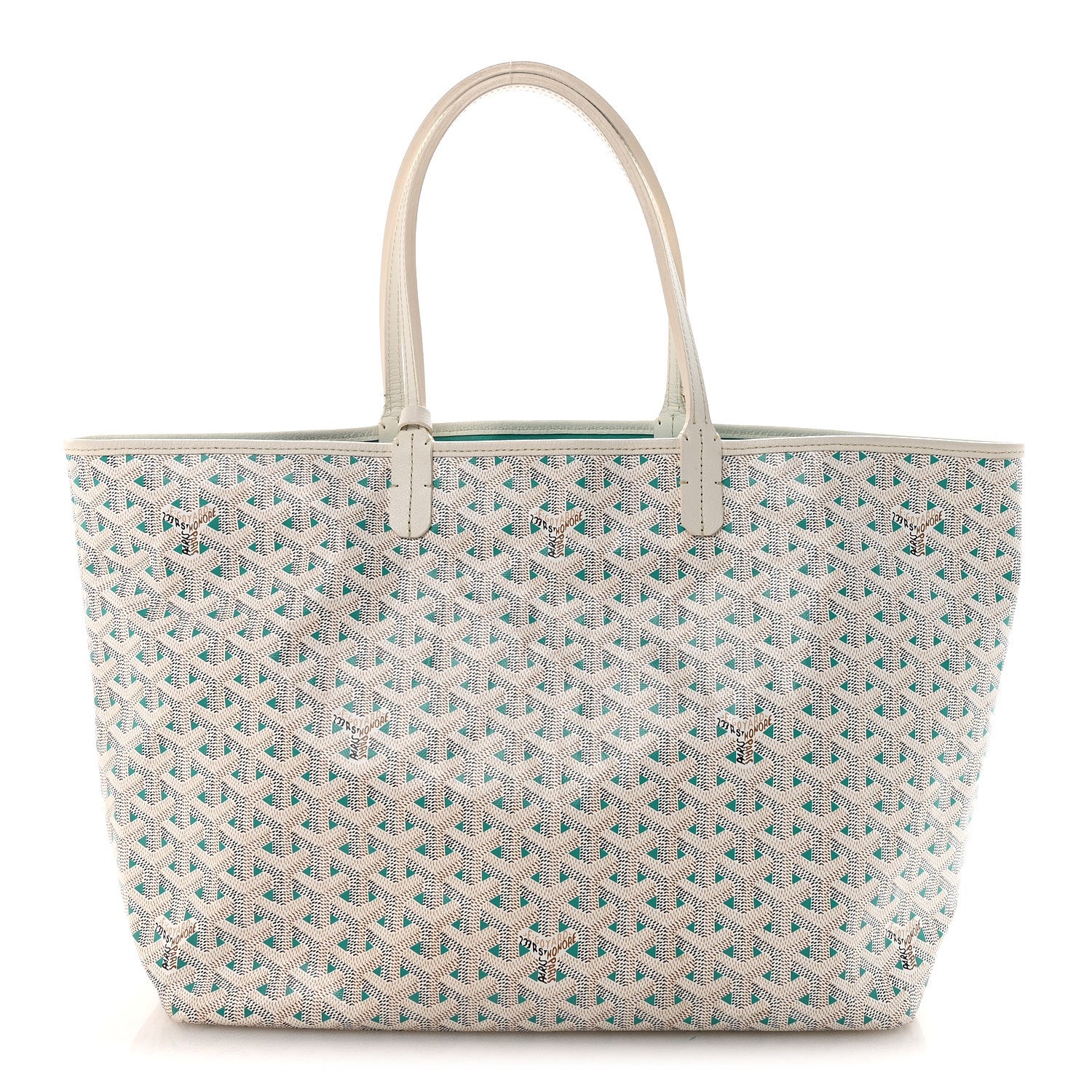 Goyard Goyardine Saint Louis Claire Voie PM White Opaline 1 of 9