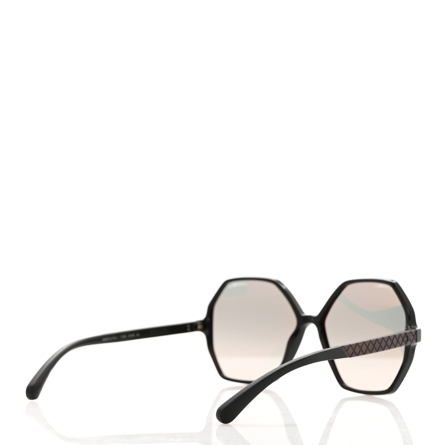 Acetate Wood Rubber Square Sunglasses S0185 Black