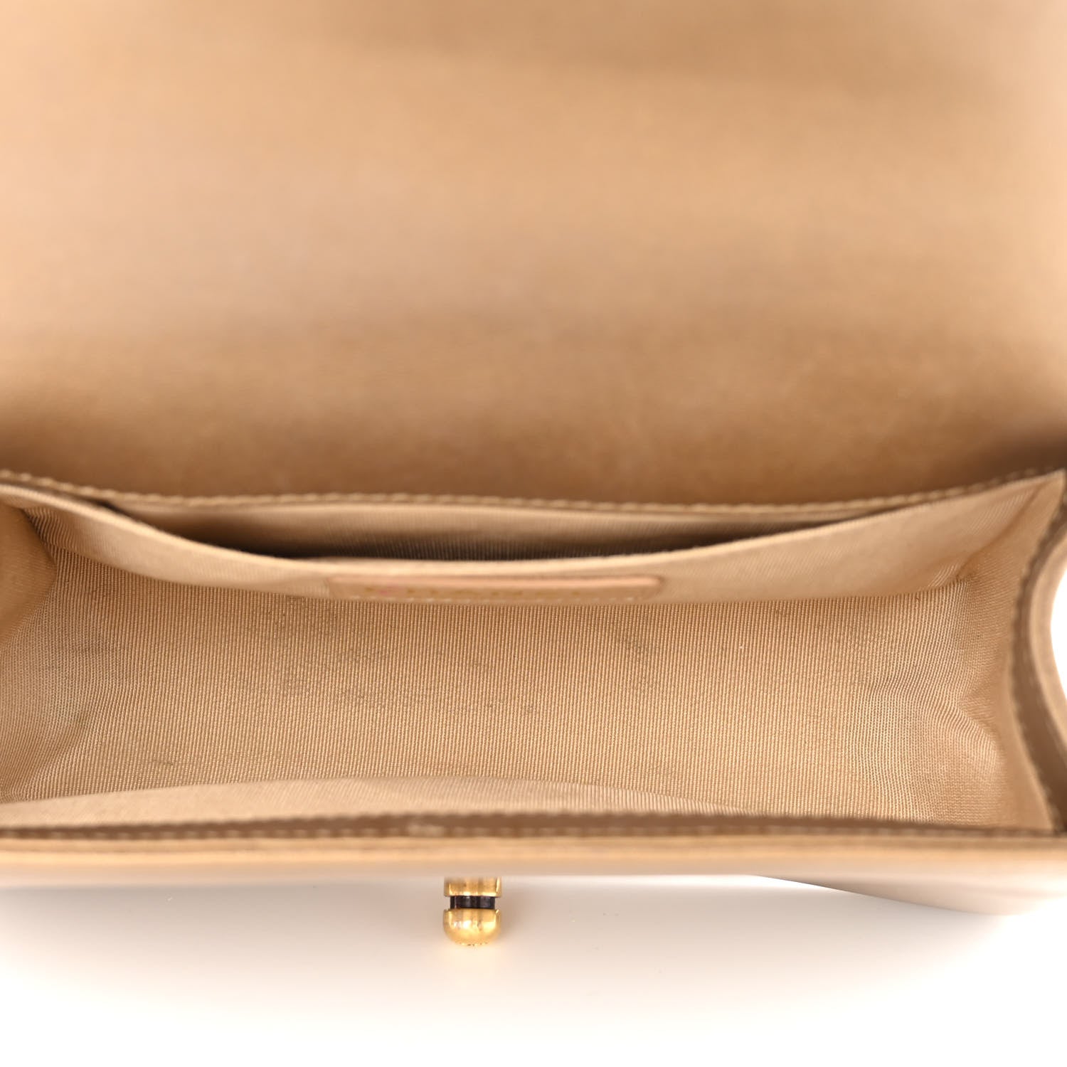 Chanel Metallic Calfskin Quilted Small Boy Flap Gold 5 of 10