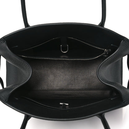 The Row Grained Calfskin Margaux Shoulder 12 Black 5 of 10