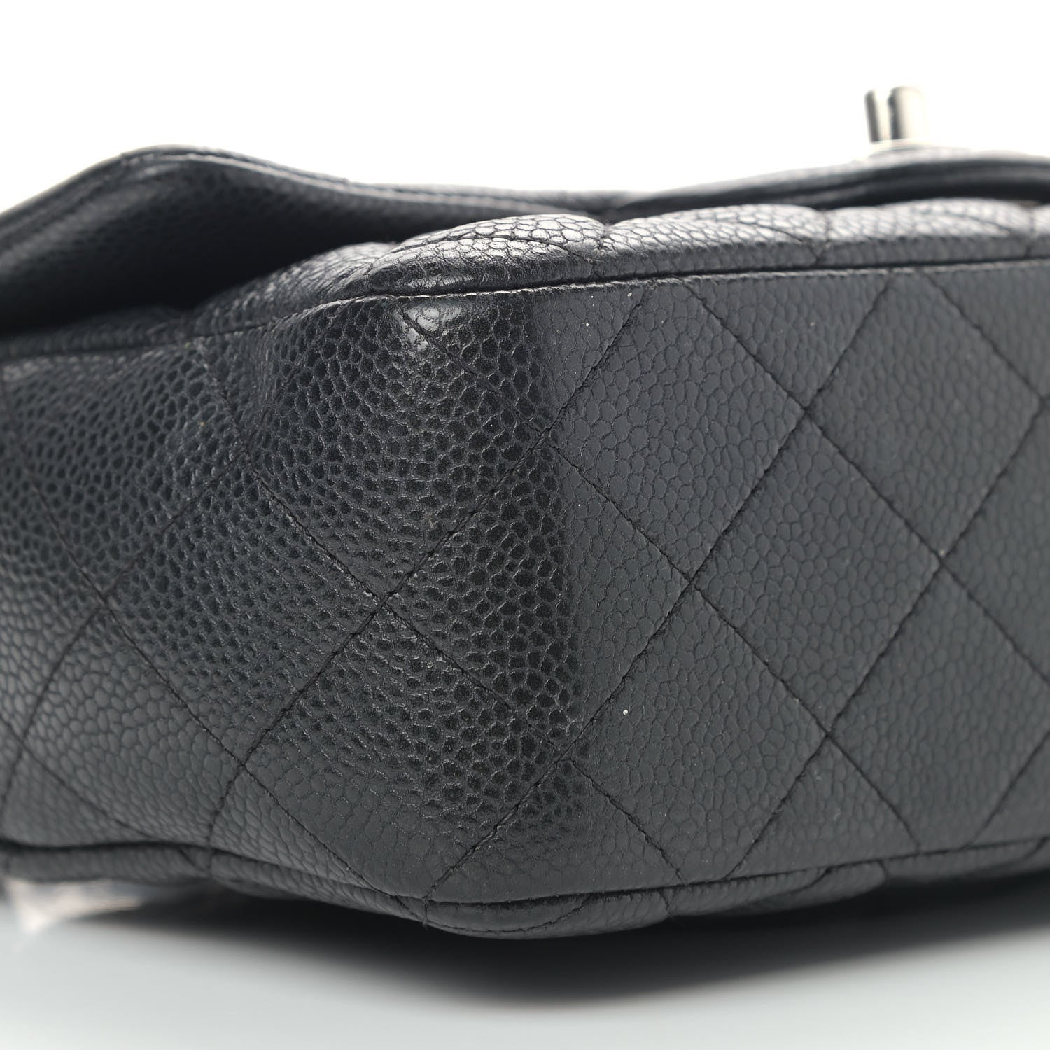 Chanel Caviar Quilted Mini Rectangular Flap Black 8 of 10