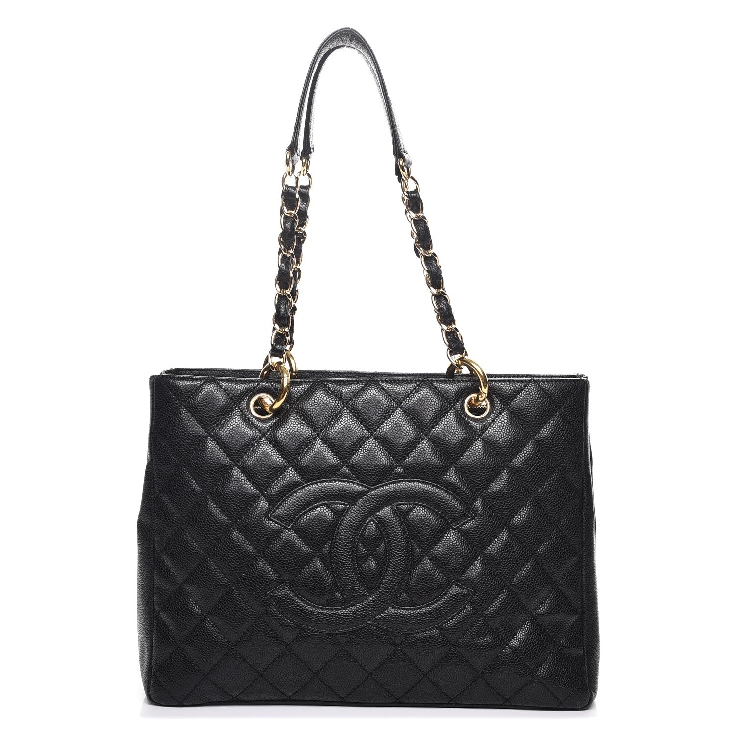 Chanel Caviar Quilted Grand Shopping Tote GST Black 1 of 11