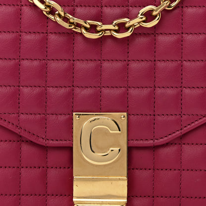 Celine Calfskin Quilted Small C Bag Pink 9 of 15