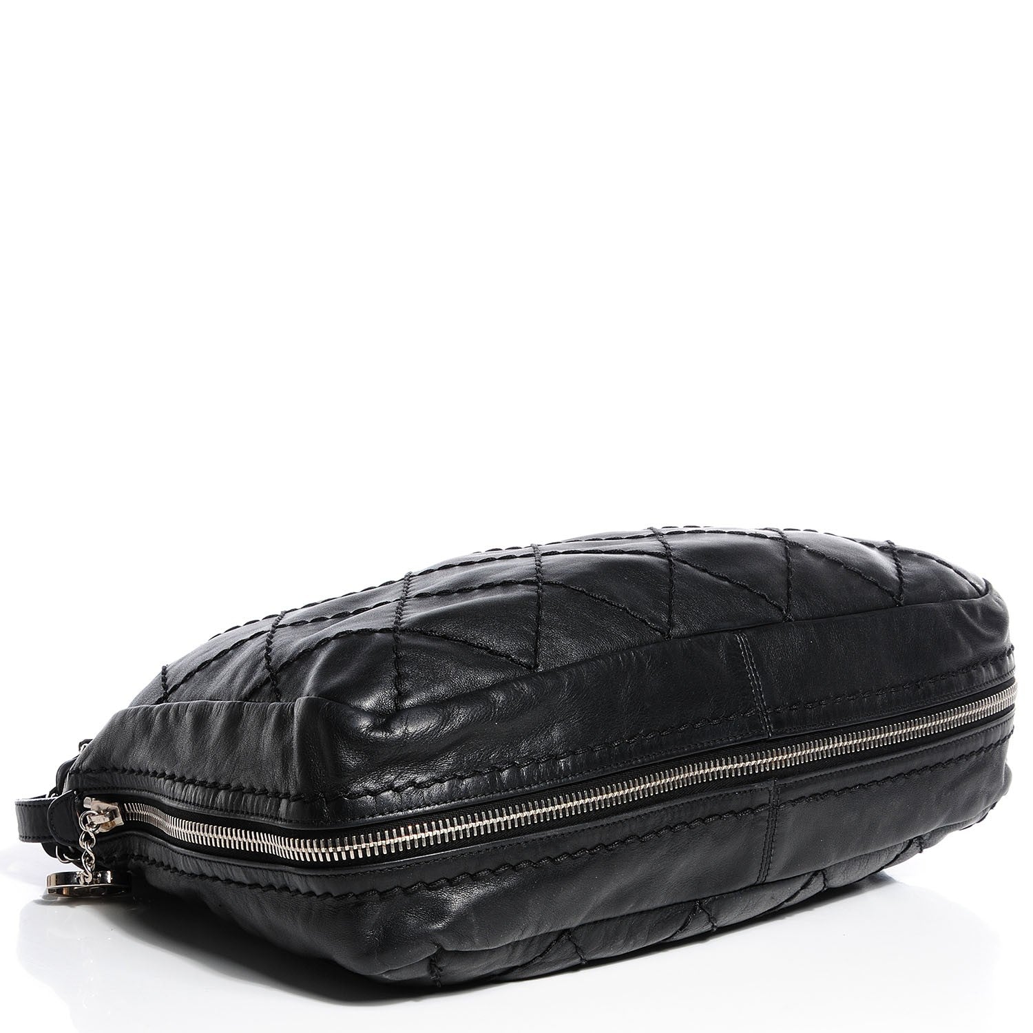 Chanel Lambskin Expandable Tote Black 4 of 7