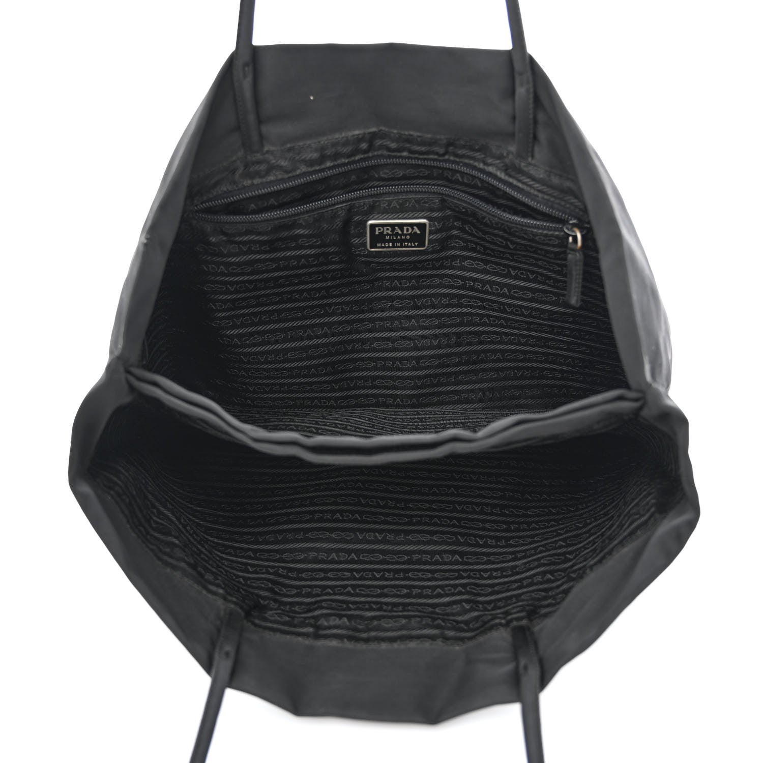 Prada Tessuto Nylon Tote Black 5 of 10
