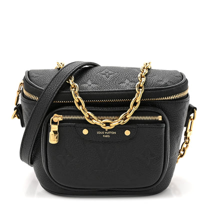 Louis Vuitton Empreinte Mini Bumbag Black 1 of 9