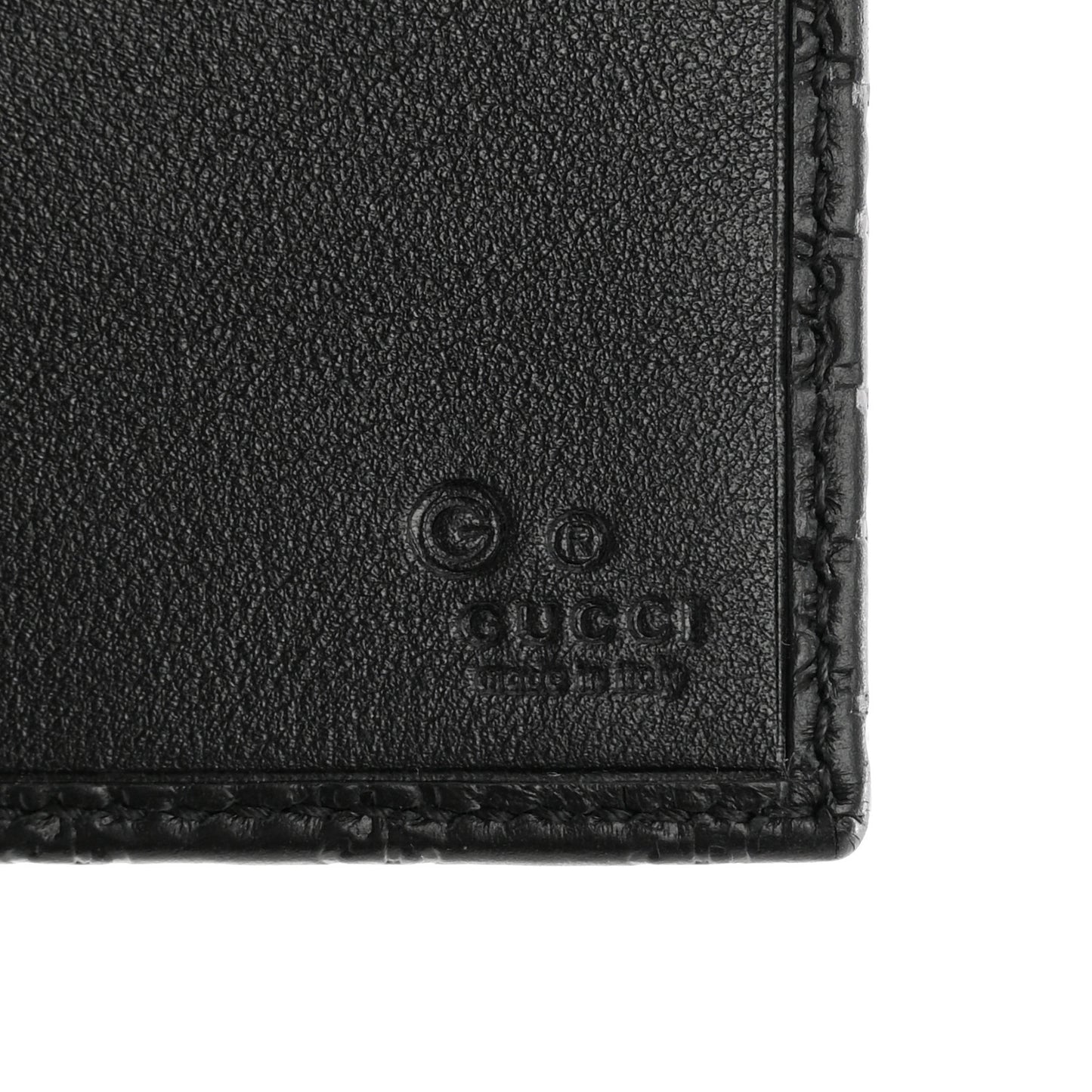 Soft Microguccissima Continental Wallet Black