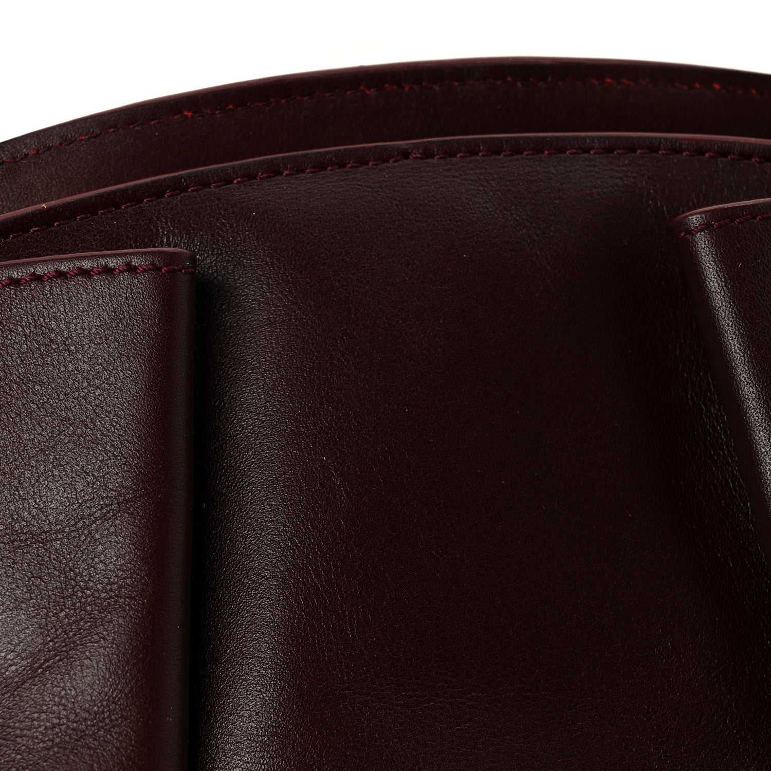 Loewe Shiny Nappa Calfskin Small Paseo Bag Burgundy 10 of 10