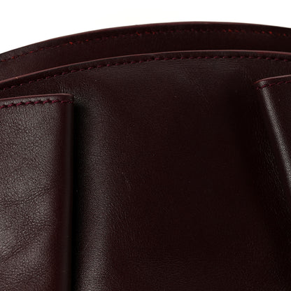 Loewe Shiny Nappa Calfskin Small Paseo Bag Burgundy 10 of 10